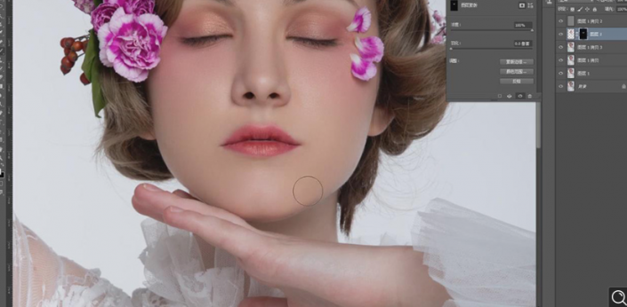 Photoshop給人物肖像添加質感肌膚效果