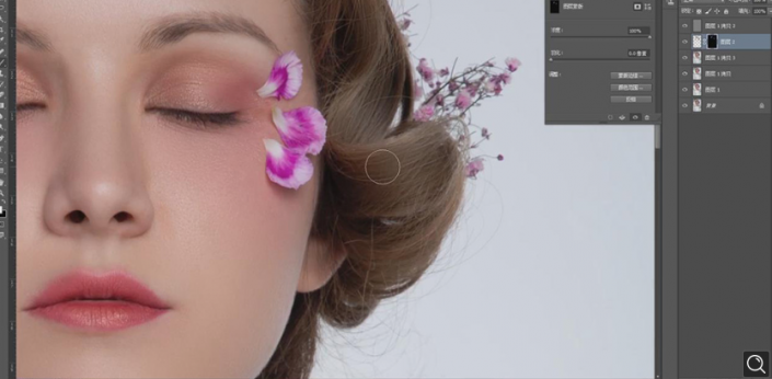 Photoshop給人物肖像添加質感肌膚效果