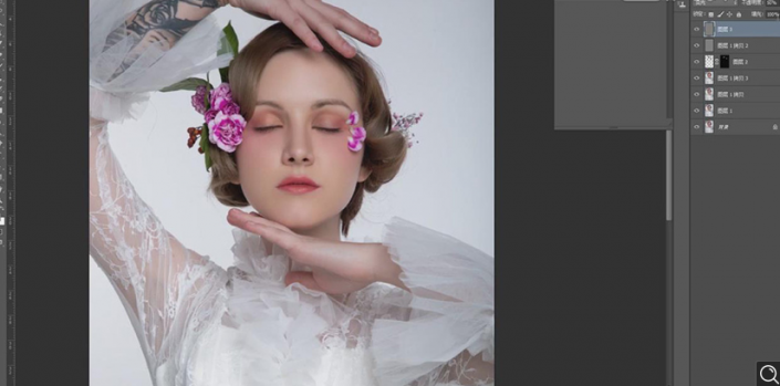 Photoshop給人物肖像添加質感肌膚效果