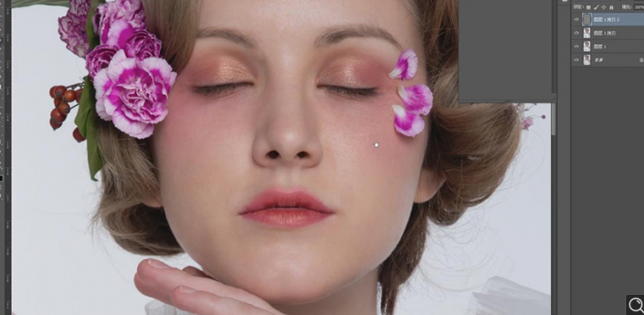 Photoshop給人物肖像添加質感肌膚效果