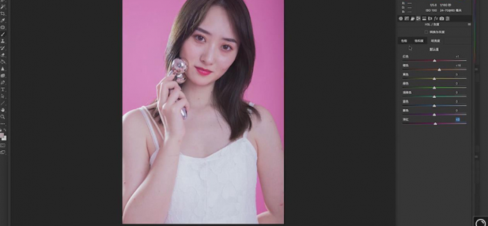 Photoshop給美女模特后期美容瘦身