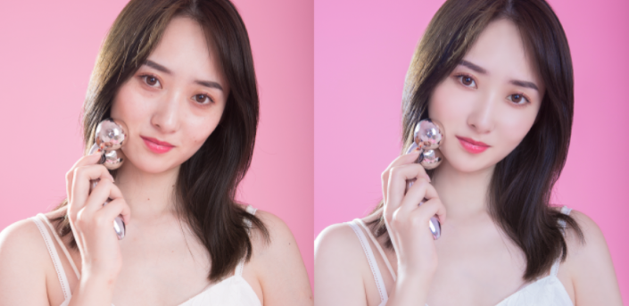 Photoshop給美女模特后期美容瘦身