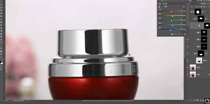 Photoshop給化妝品瓶子后期精修