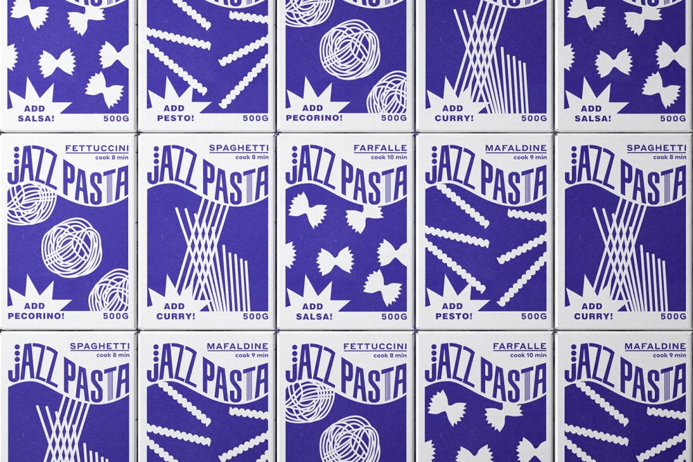 JAZZ PASTA意大利面包裝盒設計欣賞