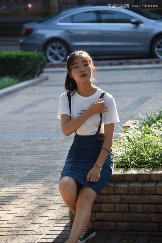 Photoshop結合LR調出校園美女柔美淡雅效果